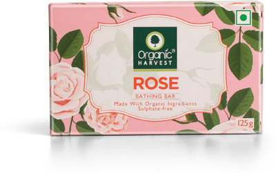

Organic Harvest Rose Bathing Bar(125 g)
