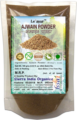 

Le'ayur Ajwain (Bishop's weed) Powder 100 Grams(100 g)