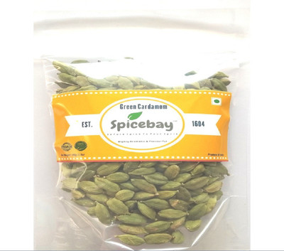 

spicebay Green Cardamom-200g (Elachi) Premium Quality - Highly Aromatic (2 Pack of 100G)(2 x 100 g)