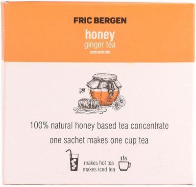 

Fric Bergen Honey Ginger Tea Sachets Pack (Liquid Form)- 96% Natural Honey Ginger, Honey Tea(200 g, Box)