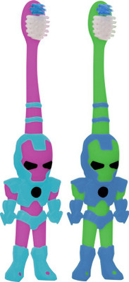 

Buddsbuddy Combo of 2 Robert Kids Tooth Brush BB3013 Ultra Soft Toothbrush(Pack of 2)