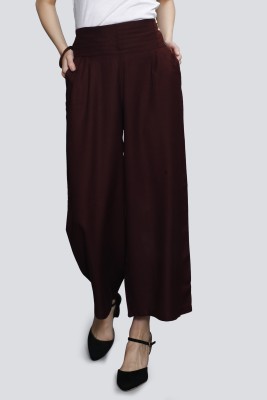 SWEEKASH Relaxed Women Brown Trousers