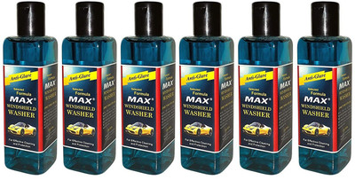 MAX Windshield Washer 200 ML (Pack of 6) Liquid Vehicle Glass Cleaner(1200 ml)