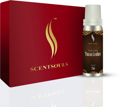 

Scent Souls Tuscan Leather Perfume Oil / Fragrance Oil (Attar) For Men Inspired By Tomford Tuscan Leather Perfume 25 ml (Free 3ml Empty Roll On Bottle ) Floral Attar(Leather)