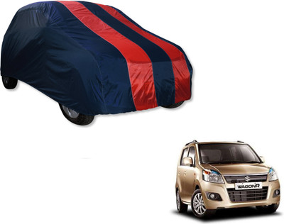 Flipkart SmartBuy Car Cover For Maruti Suzuki WagonR (Without Mirror Pockets)(Blue, Red) Flipkart