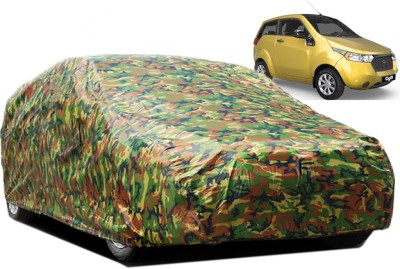 GoldRich Car Cover For Mahindra e2o (Without Mirror Pockets)(Multicolor)