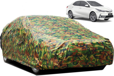 GoldRich Car Cover For Toyota Corolla Altis (Without Mirror Pockets)(Multicolor)