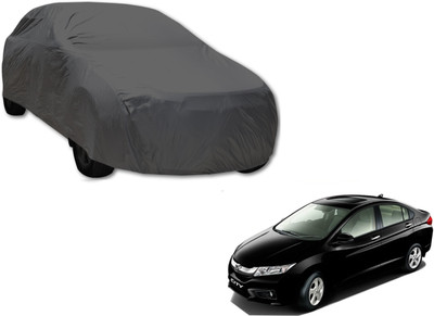 UDGHA Car Cover For Honda City i-Dtec (Without Mirror Pockets)(Grey)
