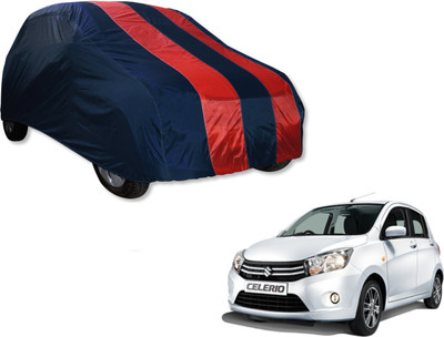Flipkart SmartBuy Car Cover For Maruti Suzuki Celerio (Without Mirror Pockets)(Blue, Red)