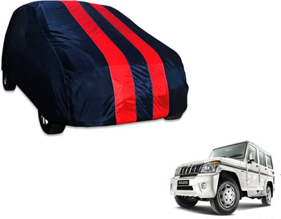 Flipkart SmartBuy Car Cover For Mahindra Bolero (Without Mirror Pockets)(Blue, Red)
