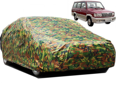 GoldRich Car Cover For Toyota Qualis (Without Mirror Pockets)(Multicolor)