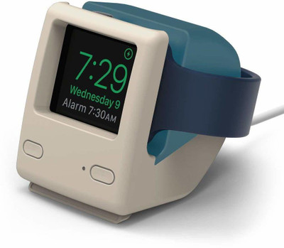 

Elago W3 Retro Design Stand Anti Slip Charging Dock & Night Stand for Smart Watch. Charging Station(Playstation 3)