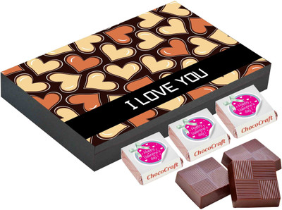 

CHOCOCRAFT Valentine's Day Gift - Valentine Gifts For Husband - 9 Chocolate Box Truffles(325 g)