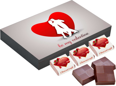 

CHOCOCRAFT Valentine Day Gift - Sweet Gifts For Girlfriend - 9 Chocolate Box Truffles(325 g)