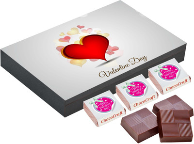 

CHOCOCRAFT Valentine's Day Gift - Thoughtful Gifts For Boyfriend - 12 Chocolate Box Truffles(400 g)