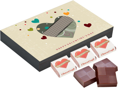 

CHOCOCRAFT Valentine Gifts - Innovative Gifts For Her - 12 Chocolate Box Truffles(400 g)