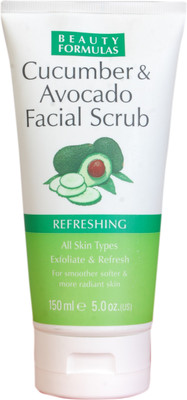 

Beauty Formulas Cucumber & Avocado Facial Scrub Refreshing(150 ml)