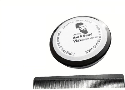 Nixea Fixed It For You HAIR&BEARD WAX COMBO WITH PROFESSIONAL HAIR COMB(Set of 2)
