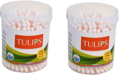 

Tulip Tulips Cotton Buds 200s Pack of 2(200 Units)