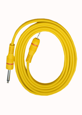 

Acuf Mono Male to Stereo Male Mono Audio Cable(Compatible with Stereo aux for computer, mixers DJ sound, Yellow)