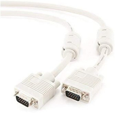 

swaggers VGA CABLE MALE TO MALE 15 PIN HIGH RESOLUTION 15 METER WHITE VGA Cable(Compatible with LAPTOP,COMPUTER,PC, White, Sync and Charge Cable)
