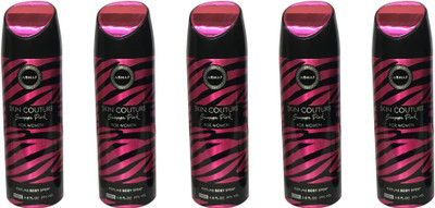 

Armaf SKIN COUTURE (PACK OF 5) Body Spray - For Women(200 ml, Pack of 5)