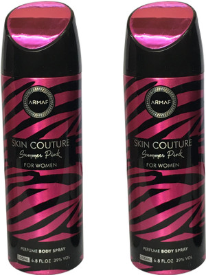 Armaf SKIN COUTURE (PACK OF 2) Body Spray - For Women(200 ml, Pack of 2)