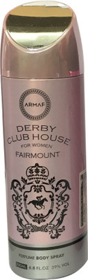 

Armaf DERBY CLUB HOUSE FAIRMOUNT (PACK OF 1) Body Spray - For Women(200 ml)