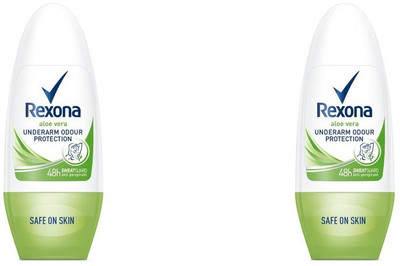 

Rexona Deodorant Roll-on aloe vera pack of 2 Deodorant Roll-on - For Women(50 ml, Pack of 2)