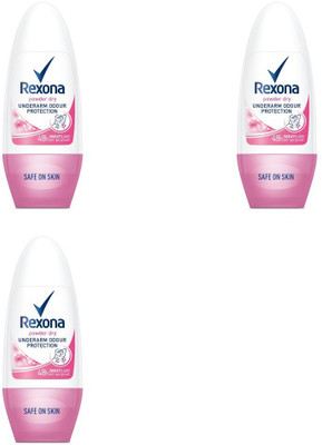 

Rexona Deodorant Roll-on powder dry pack of 3 Deodorant Roll-on - For Women(25 ml, Pack of 3)