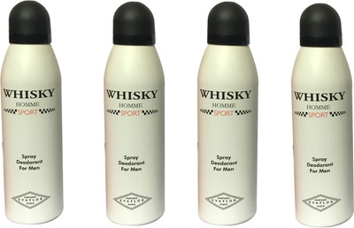 

WHISKY SPORT (PACK OF 4) Body Spray - For Men(200 ml, Pack of 4)