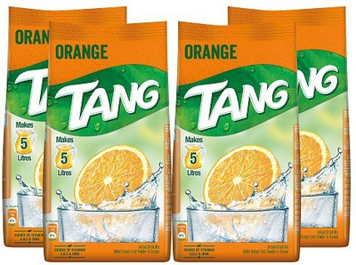 

Tang Orange Instant Drink Mix Energy Drink(4x125 g, Orange Flavored)