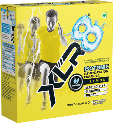 

SIX PACK NUTRITION XLR8 Iso Tonic Re Hydration formula Energy Drink - 1kg (Lemon) Energy Drink(1 kg, Lemon Flavored)