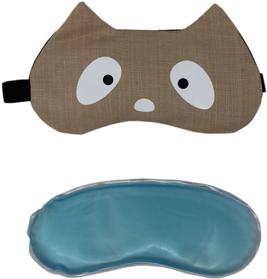 

Tootpado Sleep Eye Mask With Cool Gel Eye Shade For Travel Blind Fold - Brown (6LNT325)(50 g)