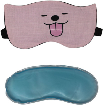 

Tootpado Sleep Eye Mask With Cool Gel Eye Shade For Travel Blind Fold - Pink (6LNT330)(50 g)