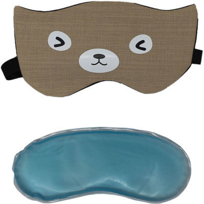 

Tootpado Sleep Eye Mask With Cool Gel Eye Shade For Travel Blind Fold - Brown (6LNT324)(50 g)