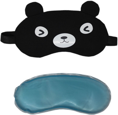 

Tootpado Sleep Eye Mask With Cool Gel Eye Shade For Travel Blind Fold - Black (6LNT333)(50 g)