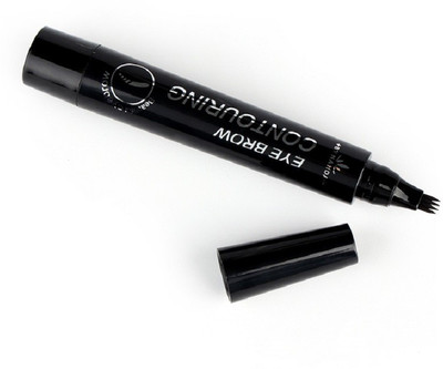 

Style Craze Waterproof 4 Fork Tip Fine Sketch Enhancer Eyebrow Tattoo Pen Microblading Eyebrow Tattoo Makeup Tool.(Dark Coffee) 5.5 ml(dark coffee)