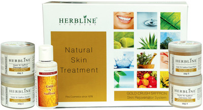 

Herbline Gold Crush Saffron Skin Rejuvenator System 180gm 180 g