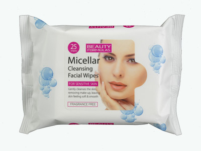 

Beauty Formulas Micellar Cleansing Facial Wipes For Sensitive Skin(Pack of 25)