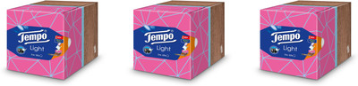 

Tempo Facial Tissue Light Box 3-ply 60 pulls (Pack of 3)(Pack of 180)