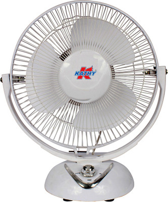 

Kathy Sapphire 300 mm All purpose Copper 3 Blade Table Fan(White, Pack of 1)