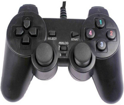 

WEBDOO INFOTECH 2-Way Vibration USB Gaming Controller Remote Gamepad (Black, For PC, Mac OS) Gamepad(Black, For PC, iOS, Mac OS)