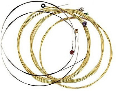 Inditrust Acoustic GOLDEN GUITAR STRING SET Guitar String(6 Strings)