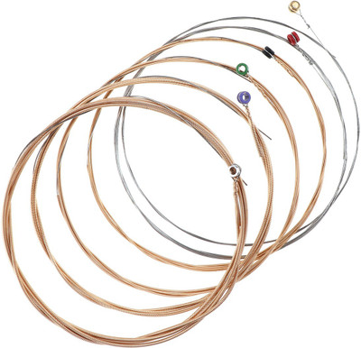 Inditrust Acoustic COATED 6 PCS Guitar String(6 Strings)