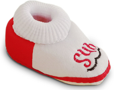 

TavishBaby Boys & Girls Slip on Loafers(Red, White