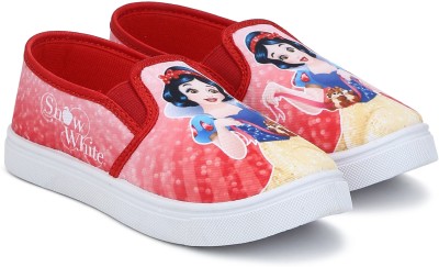 DISNEY PRINCESS Girls Slip on Sneakers(Multicolor)