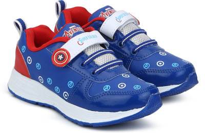 

Avengers Boys Velcro Running Shoes(Multicolor, Blue