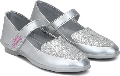 

Disney Princess Girls Velcro Ballerinas(Silver