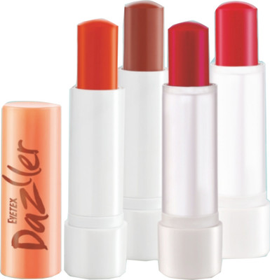 

Eyetex Dazller Luscious Lipbalm Berry, Peach, Butterscotch, Pineapple(Pack of: 1, 60 g)